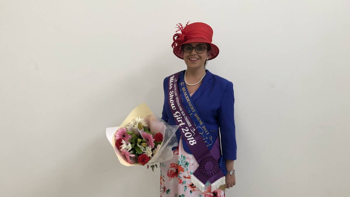 Former Jimboomba Times journalist Georgina Bayly has been chosen to represent south-east Queensland as Miss Showgirl. Photo: Supplied
