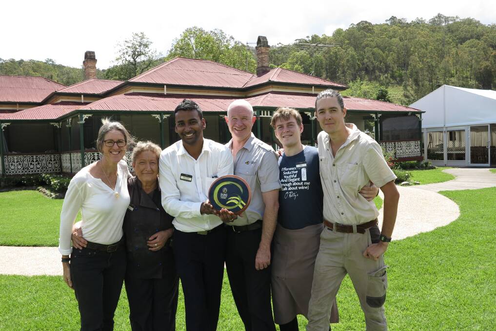 GOLD: Samantha Dusting, Paula Sproul, Tamil Mani, Shane O’Reilly, Ryan Beere and Andrejs Prieditis with their gold award last year. Photo: Supplied 