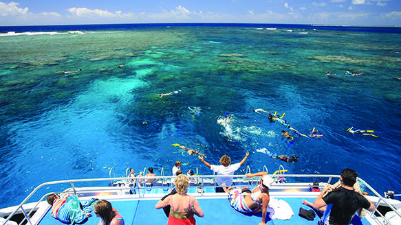 TROUBLED TIMES: A Calypso Reef Cruise on the Great Barrier Reef. Travel agents have been smashed by COVID-19 although Australians are starting to realise just what wonders there are to see at home.