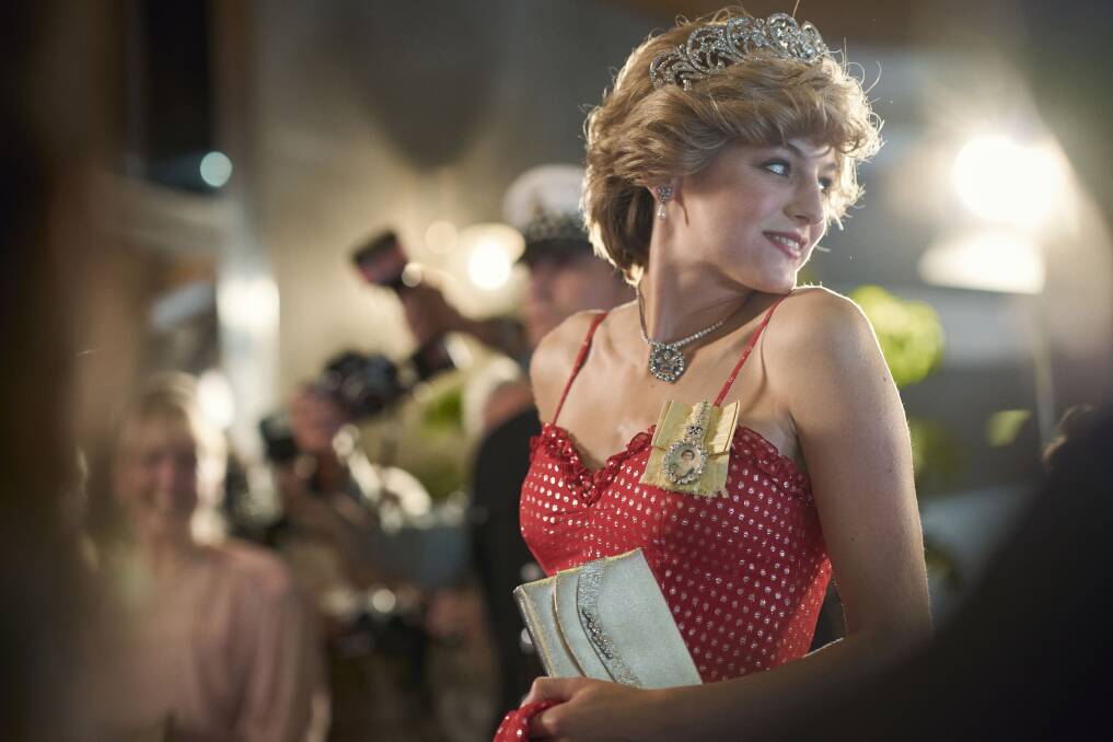 Emma Corrin as Princess Diana in The Crown: Picture: Netflix