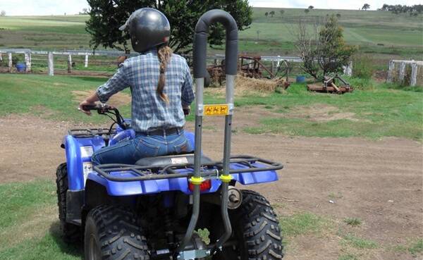 LAW: Quad bikes must be fitted with roll bars from October 10. 