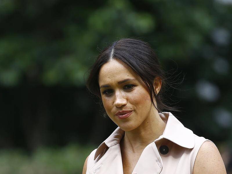 Former UK police officers sent racist messages about Meghan, Duchess of Sussex. (EPA PHOTO)