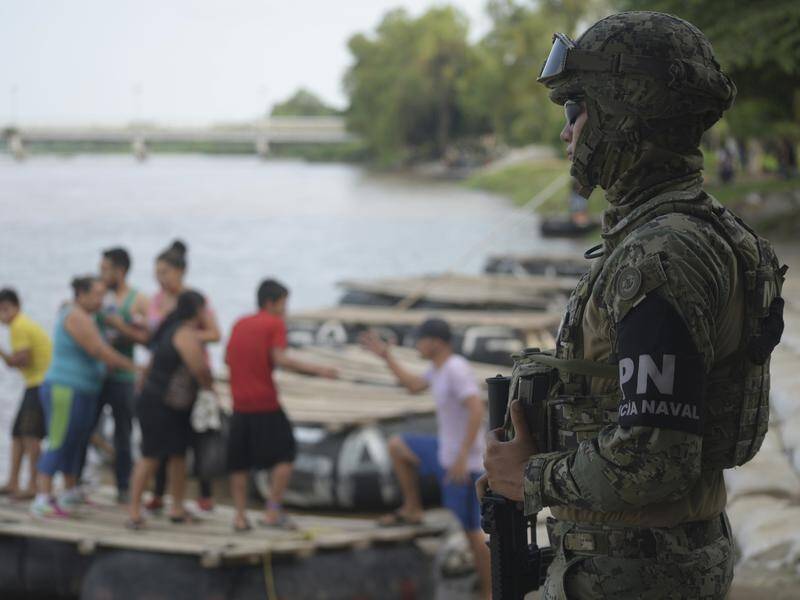 Mexico has been deploying national guardsmen to crackdown on migration corridors to the US.