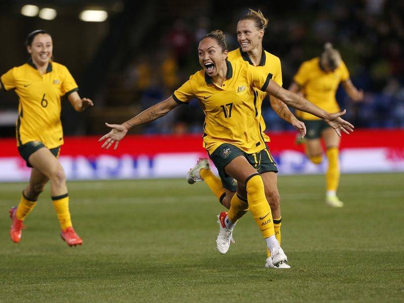 Matildas star Kyah Simon is talking up Australian chances in the Asian Women's Cup.
