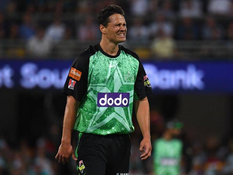 Stars bowler Nathan Coulter-Nile injured his calf in the side's BBL-opening loss to the Heat. (Jono Searle/AAP PHOTOS)