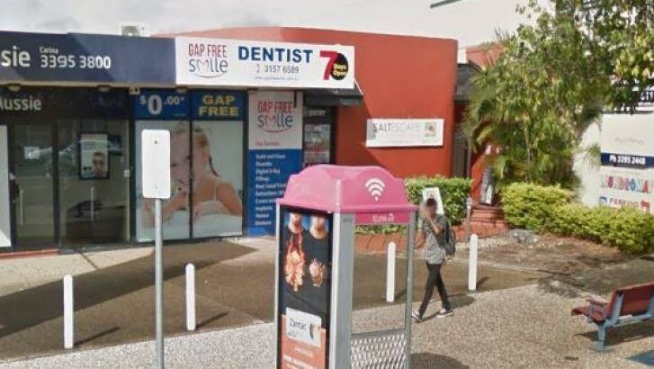 Gap Free Smile dental clinic was closed and a dentist suspended following the investigation. Photo: supplied