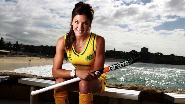 Anna Flanagan, Australian hockey player for the Hockeyroos, at Coogee.
Smh sport
Photographs Ben Rushton
April 16 2014