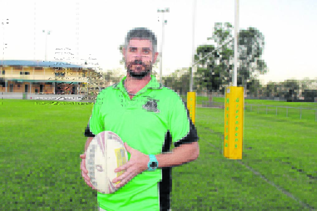 Greenbank Raiders Rugby League Football Club vice-president Chris Jones has made a full recovery after  
breaking his neck in a match last year. Inset: Chris Jones during his injury.