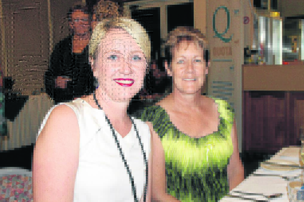 Melissa Homann of Greenbank and Kaye Reinke of Marsden were guests at the Jimboomba Quota changeover dinner on Saturday.