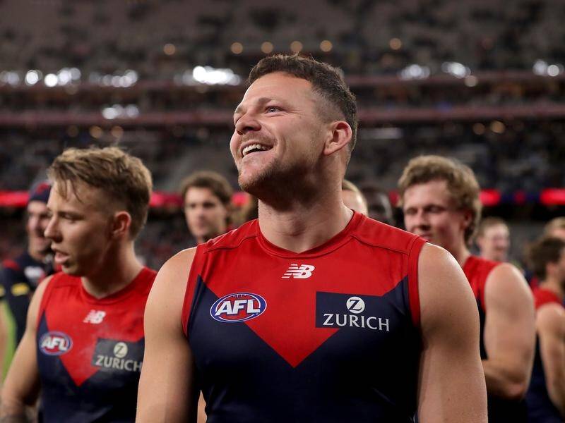 Melbourne coach Simon Goodwin is confident defender Steven May will be fit for the AFL grand final.