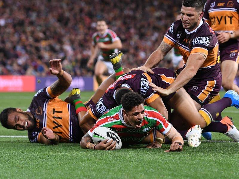 South Sydney have climbed into the NRL's top four with a 22-20 win over Brisbane.