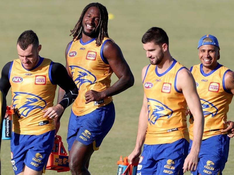 West Coast believe Nic Naitanui will benefit from shorter AFL quarters when the season resumes.