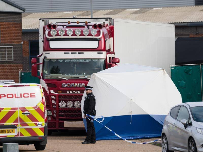 Four men have been sentenced over the deaths of immigrants in a truck in the UK.
