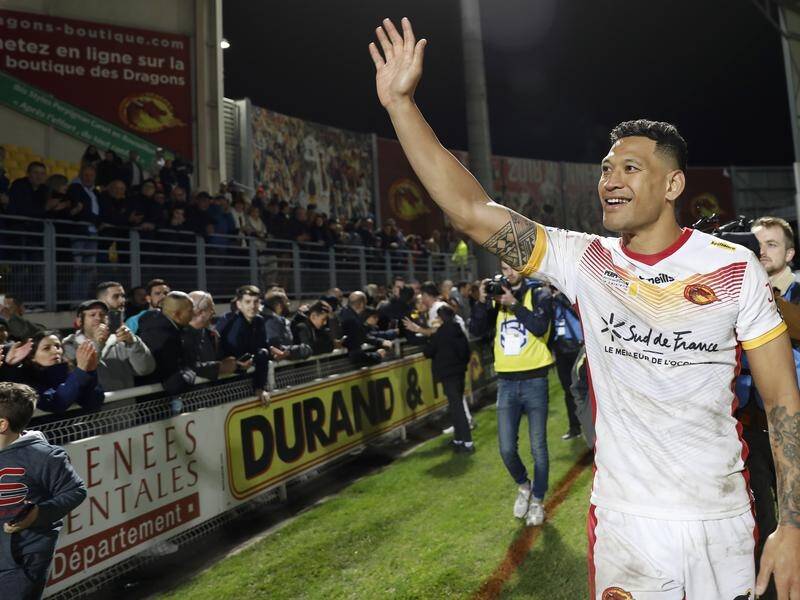 Catalans say rainbow flags on display during Israel Folau's debut were not confiscated.