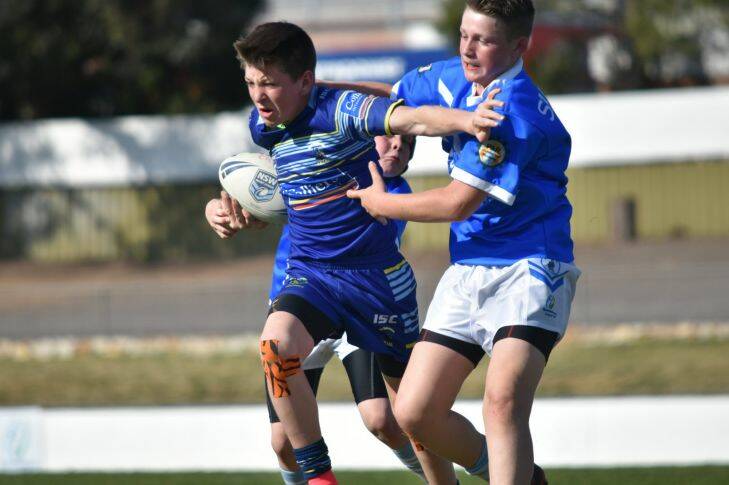 West Belconnen Warriors junior rugby league player?? Jamieson Norris on Canberra Region Rugby League grand final day.