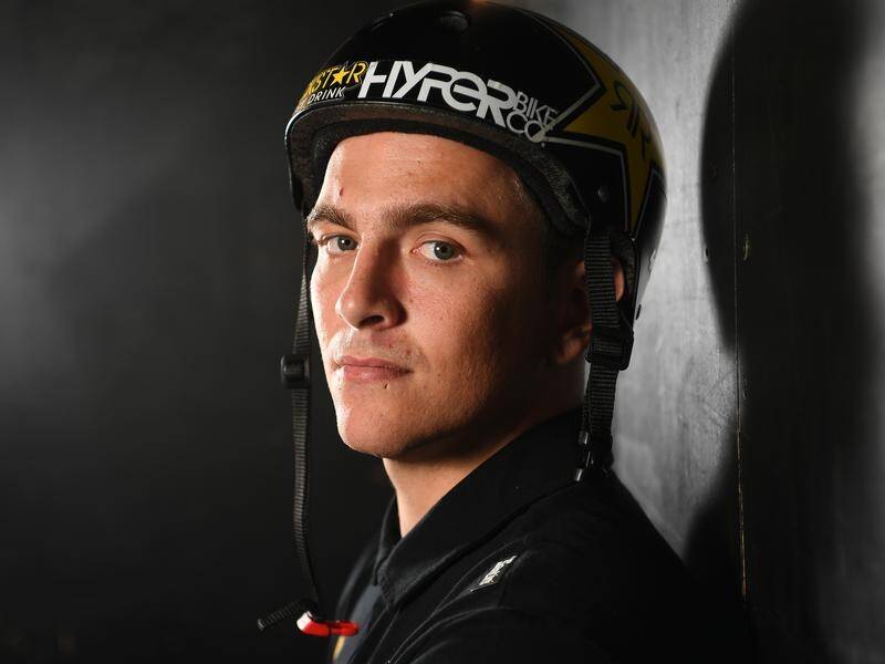 Brandon Loupos is competing at the Oceania Freestyle BMX Championships with Tokyo 2020 on his mind.