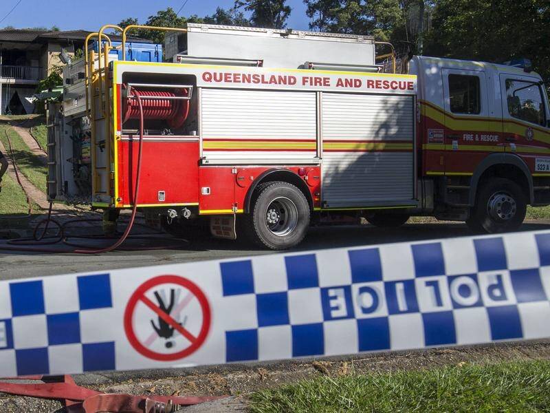 A man and a woman are missing after a suspicious house fire south of Brisbane.