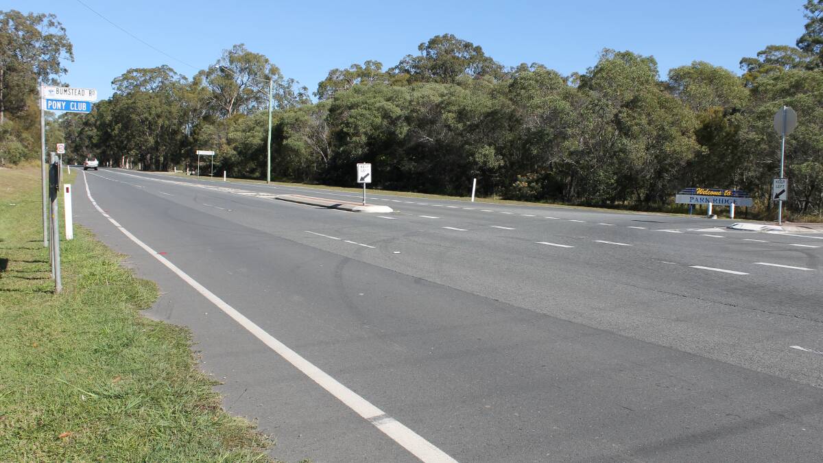 The intersection of Bumstead Road and Chambers Flat Road will be upgraded in 2015.