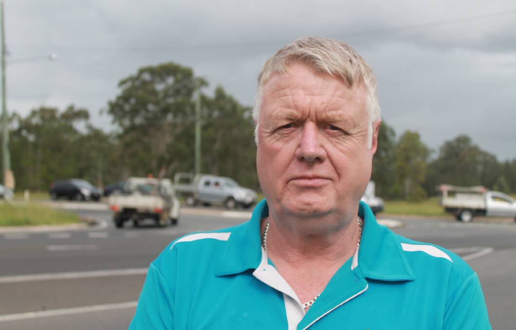 Logan Country Safe City Group chairman David Kenny wants to see safety improvements made to the Camp Cable Road and Mt Lindesay Highway intersection.
