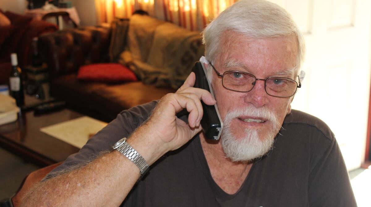 Jimboomba resident Ron Dunne is warning the community to be on the guard after receiving a call from phone scammers who claimed to be from the Australian Tax Department.