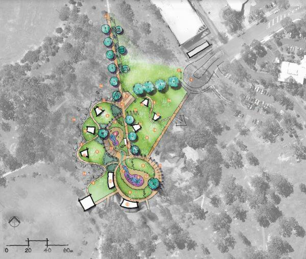 PLAN: Artists impression of the splash park planned for Logan Gardens.
