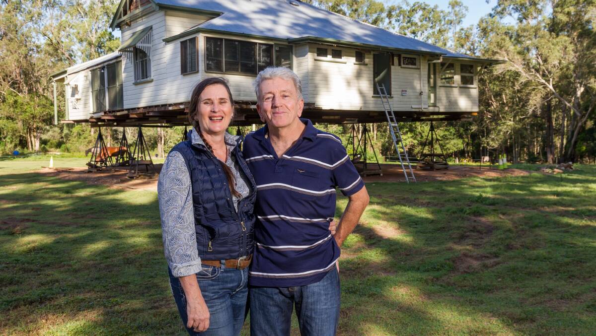 Suzanne and Ross Gibbon will renovate the old Anderson farm. Photo: Supplied.
