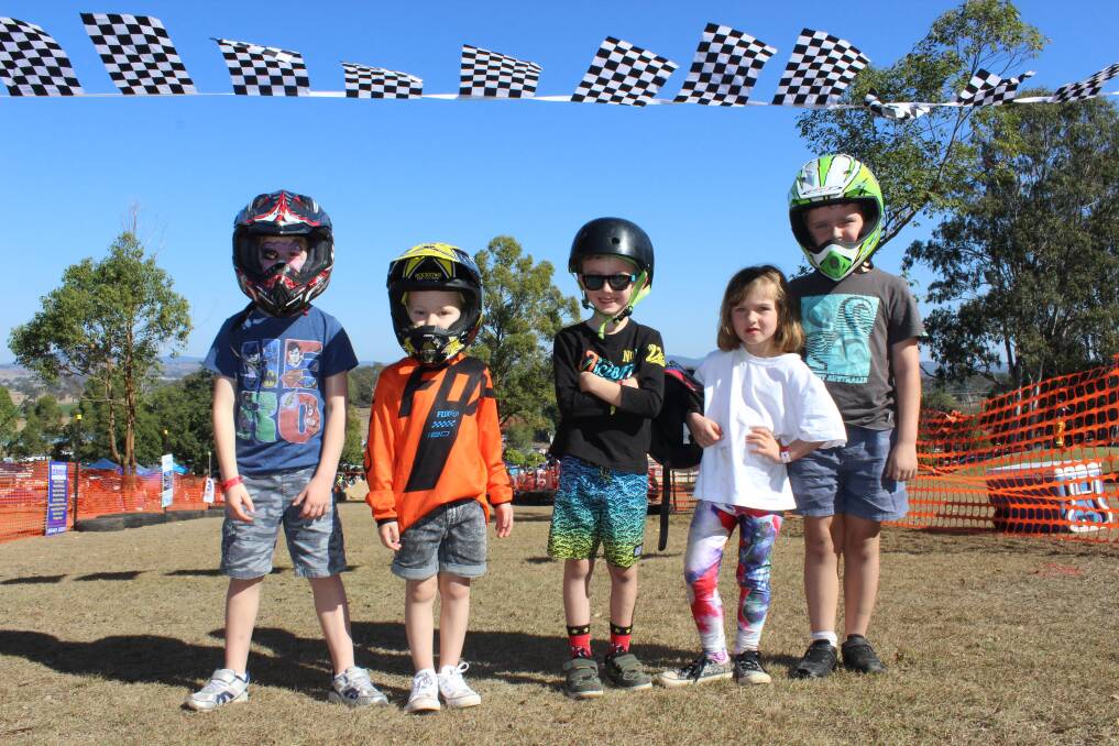 FUTURE: Junior racers aspire to conquer Woodhill. Billy cart derby action at Woodhill State School, on Saturday, 28 July. Photo: Lisa Simmons
