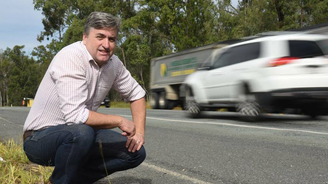 Cuts: Linus Power has slammed the LNP's costings plan to pay for election promises, which will take money away from the Mount Lindesay Highway.