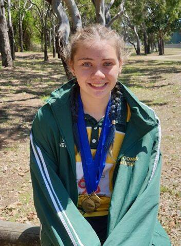 Club star: Hailey Herewini took home multiple medals from Bundaberg.