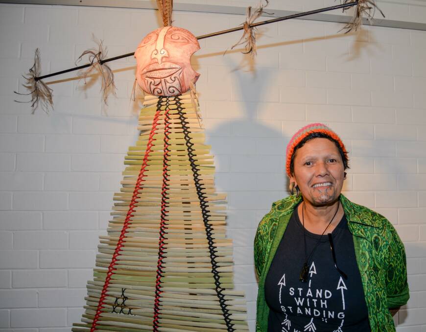 Fostering local talent: Artist Mihimai Honour Nikora displayed her immersive installation Ka Koroki Nga Manu (The singing of the birds) at Logan Art Gallery, which was funded through a Regional Arts Development Fund grant.