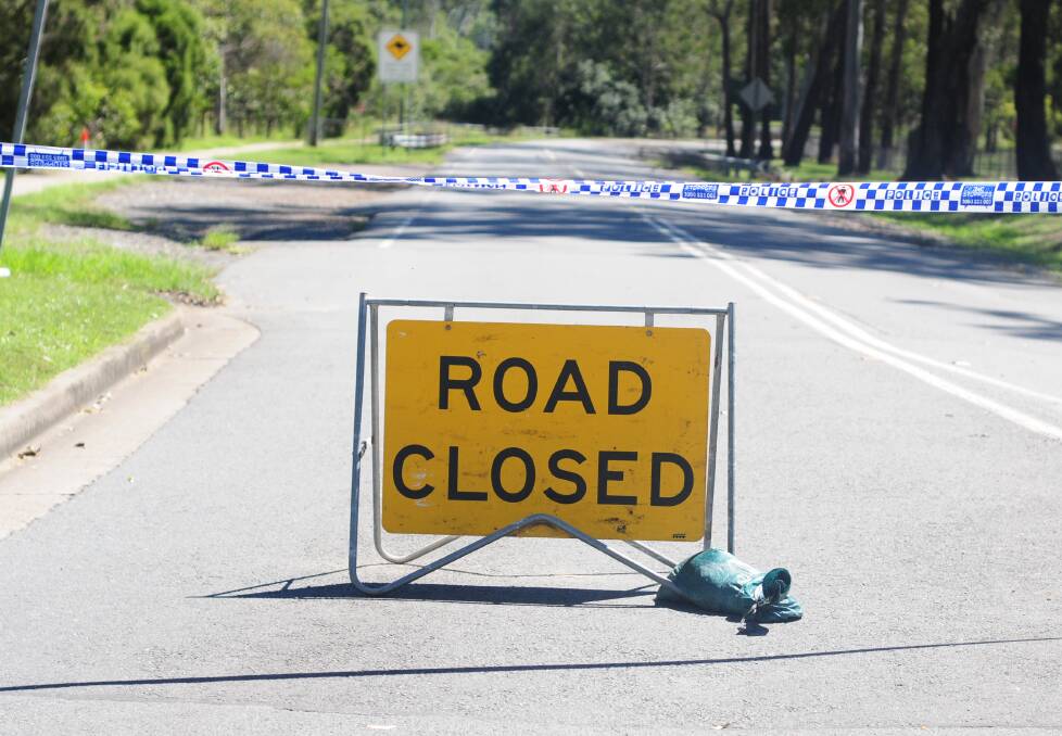 ANGRY POLICE: A motorist who ignored a road closed sign was handed a fine and three demerit points.