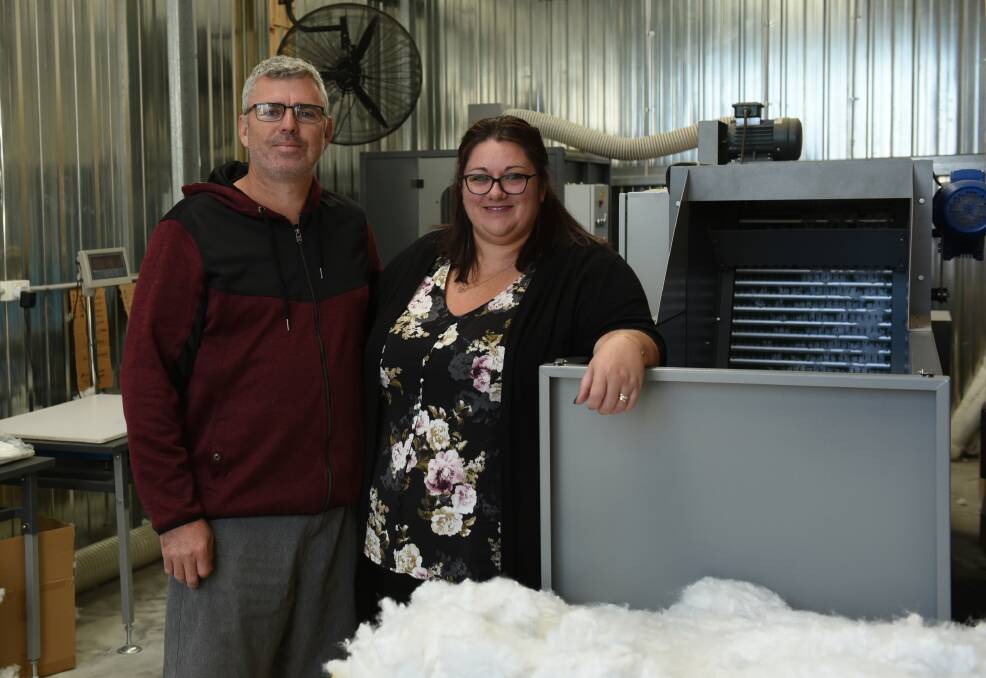 WIN: Becson Furniture owners Jason and Rebecca Thomas can write off vital business equipment after this year's budget was handed down. Photo: Matt McLennan
