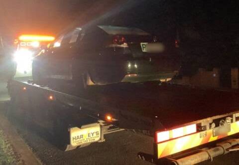 Caught: A man had his car towed and will face hooning charges at Beaudesert Magistrates Court.