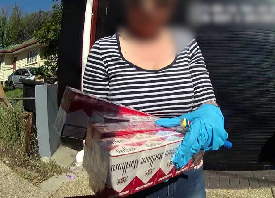 SEIZURES: Police raided 12 properties where they seized illegal tobacco. Photo: Queensland Police