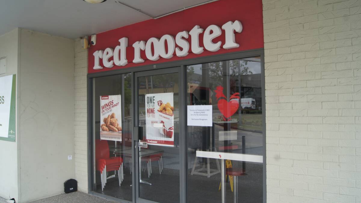 Shut: Red Rooster's Jimboomba outlet is closed, but management says it is temporary.
