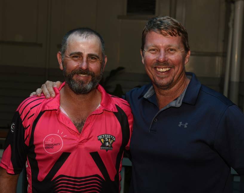 BEST ONE YET: Rodney Teese and Scott Bannan are planning a bigger Pink Stumps day than ever this year.