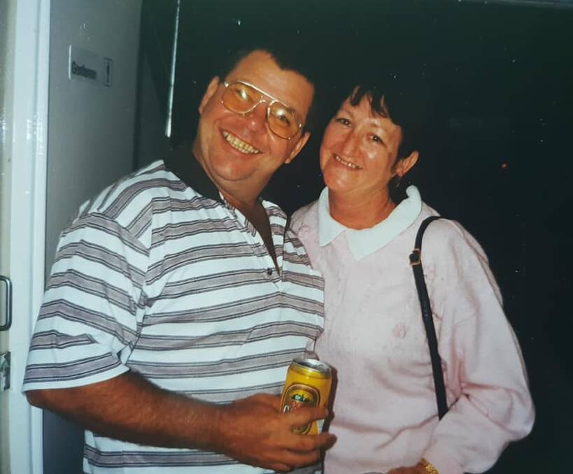 Fond memories: Dennis Parmenter with long-time partner Marlene Kirby.