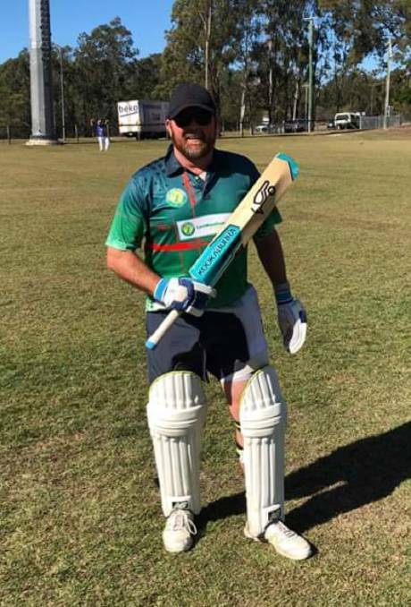 Wickets fall: Matt Turbilll and his team were in early trouble when storms hit local cricket on the weekend.