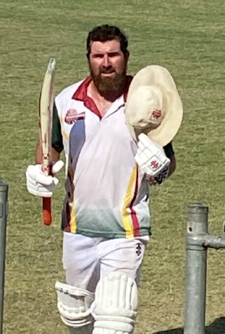 Hitting them to all parts: Phil Myors starred with the bat for Jimboomba, making a ton on the weekend.