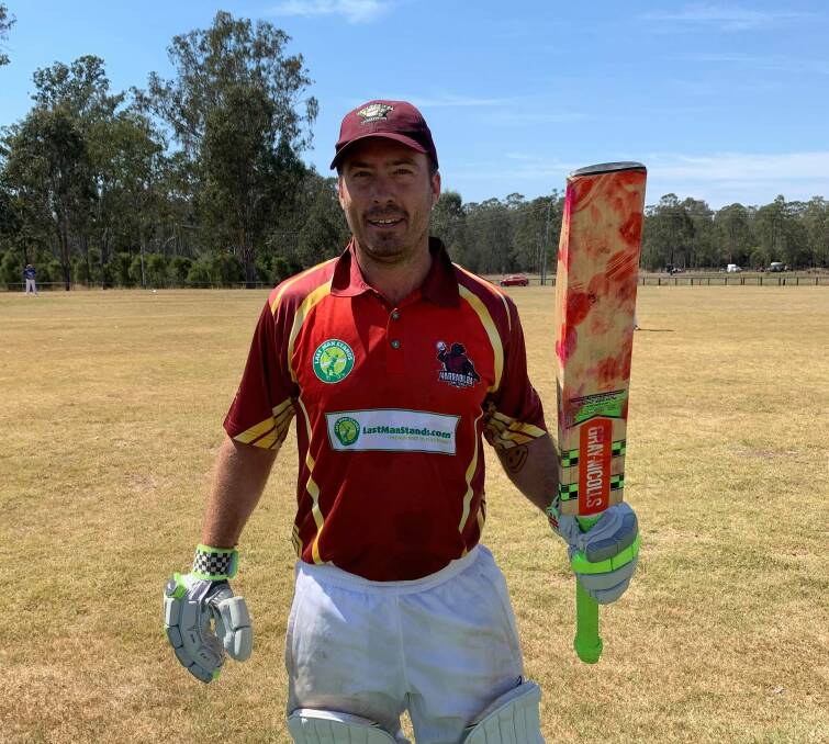 Nearly got em: Craig Whatmore scored a century which almost paved the way for a six-man Cane Toads team to have a remarkable victory.