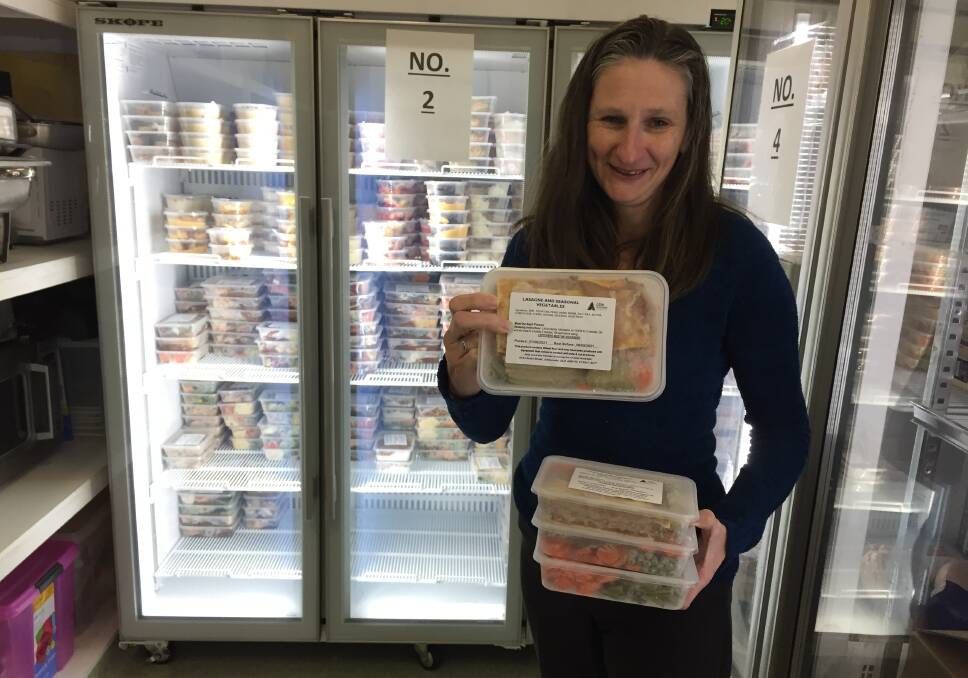 MEALS AVAILABLE: Victoria Barrett at the Caddies Community Centre.