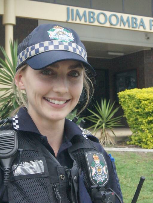 Constable Hayley Fitzpatrick looked forward to regional policing at Jimboomba.