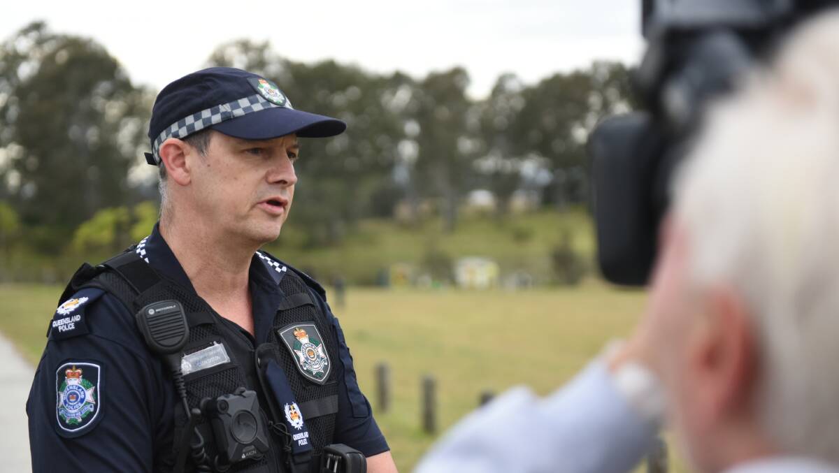 GRAVE FEARS: Senior Sergeant Deon Ditton said the man had gone in after a remote controlled boat.