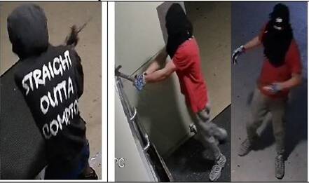 IMAGES: Police are examining CCTV images from Flagstone State Community College.