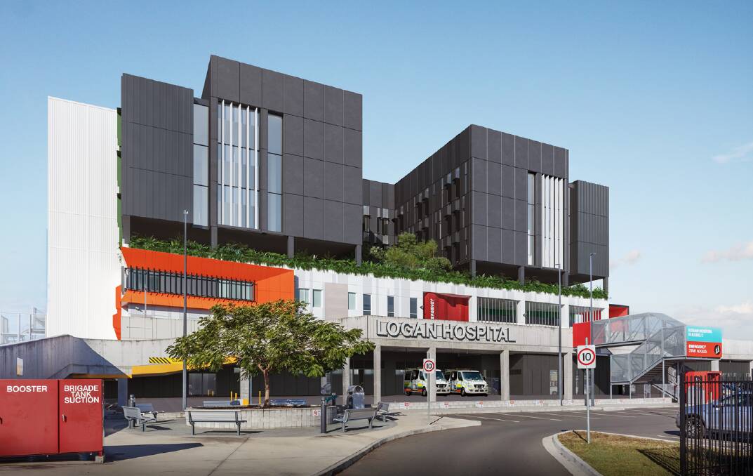 Better facility: An artist's impression of the Logan Hospital upgrade.