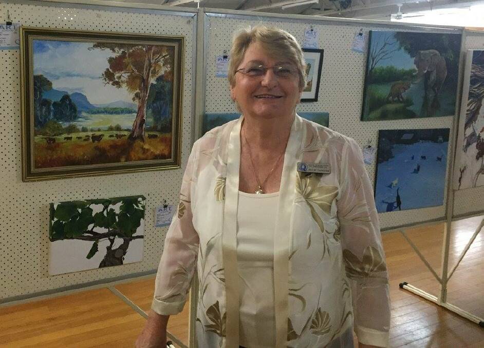 ENTRIES OPEN: Julie Sansom is ready for the 2021 Quota Art Show at Jimboomba. This year should have been the 20th anniversary of the event.