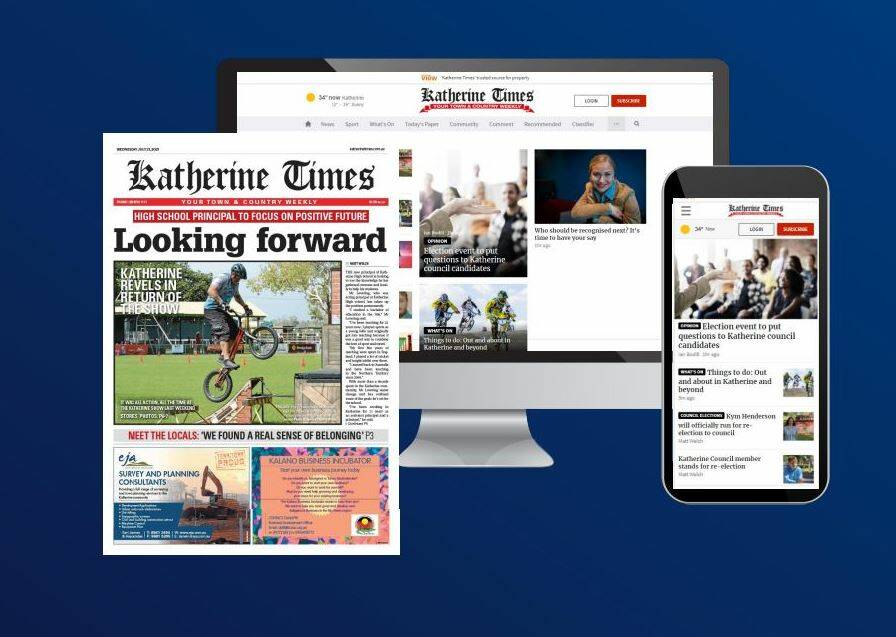 The ACM network of local newspapers and regional news websites includes the Katherine Times in the Northern Territory.