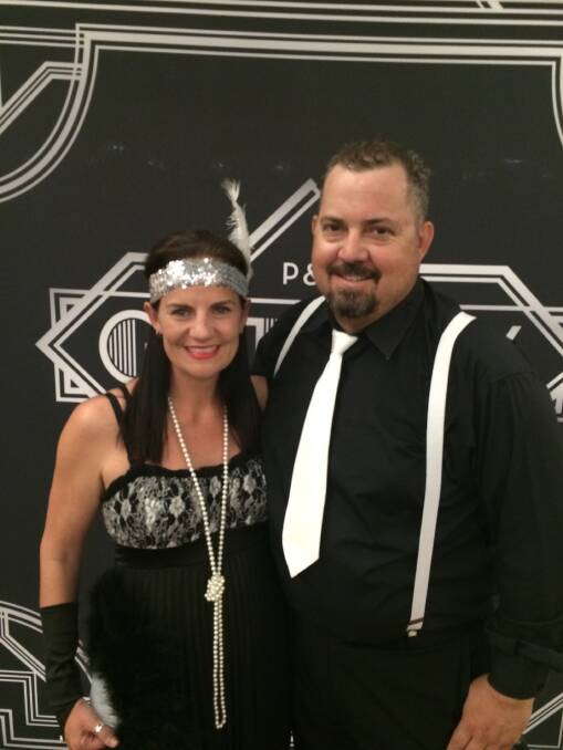 GOING GATSBY: Locals Brad and Emma Dixon getting into the 1920s spirit. Photo: Supplied
 