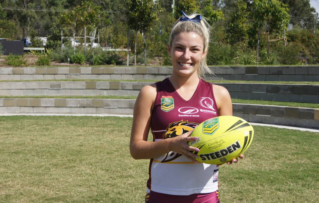 Brooke English will take on a leadership role at the South Coast touch football carnival. Photo: Georgina Bayly