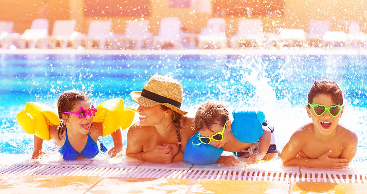 FAMILY: Safety around the pool is essential over summer.